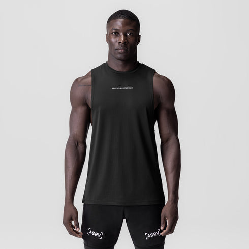 0837. 3D-Lite® 2.0 Lycra® Muscle Tank - Black "RP"