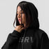 ASRV x Equinox Sorona® French-Terry Cropped Hoodie - Black