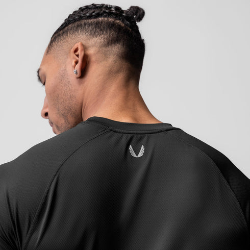 0660. AeroSilver® Established Tee - Black "RP"
