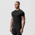 0918. AeroSilver® Fitted Tee - Black "OTWR"