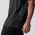 0822. AeroSilver® Oversized Tee - Black "OTWR"