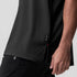 0822. AeroSilver® Oversized Tee - Black "RP"