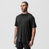 0822. AeroSilver® Oversized Tee - Black