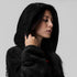 1005. Women's Sherpa Recovery Full Zip Hoodie - Black/White
