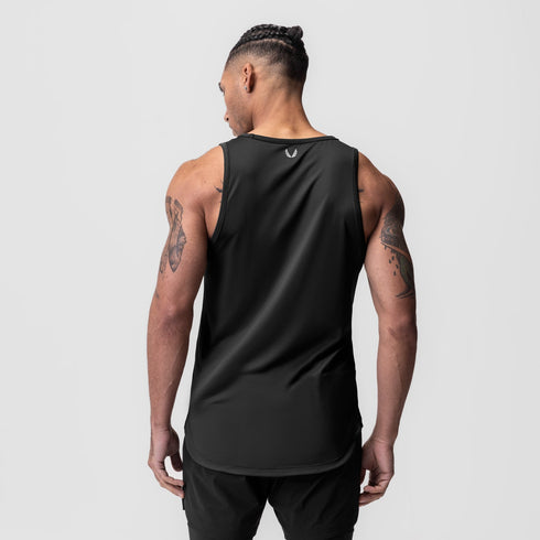 0830. AeroSilver® Tank Top - Black "RP"