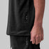 1092. Towel Terry Cutoff - Black