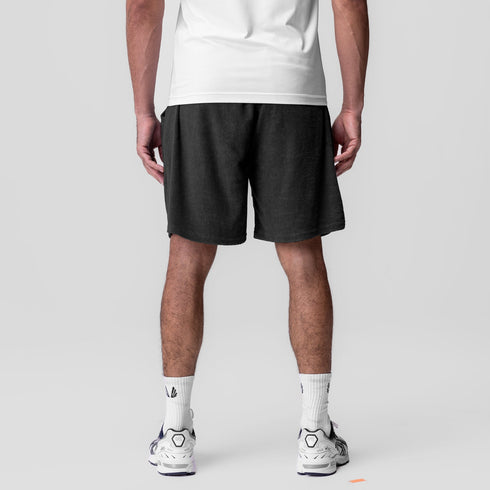 1094. Towel Terry Relaxed Short - Black