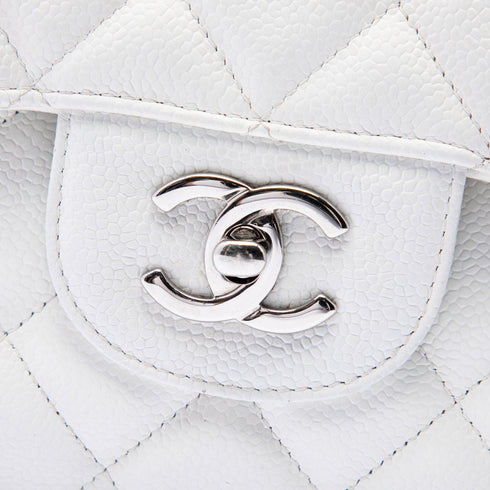Classic Double Flap Bag Quilted Caviar Jumbo