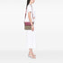 Flap Messenger Bag GG Coated Canvas with Leather Medium