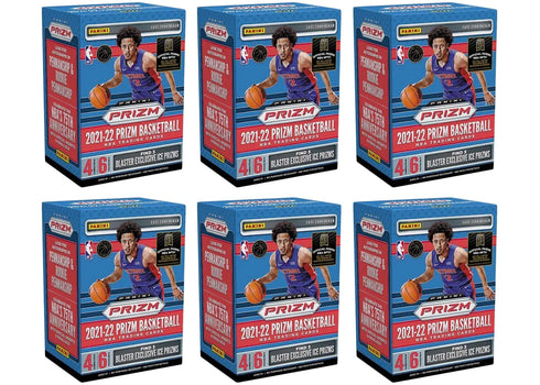 2021-22 Panini Prizm Basketball Blaster Box (Ice Prizms) 6x Lot