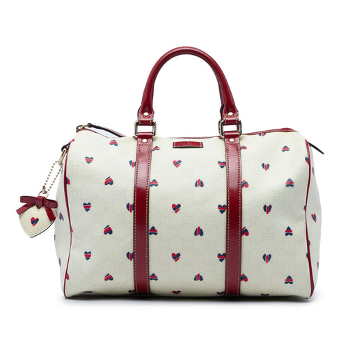 Joy Boston Bag Limited Edition GG Coated Canvas Medium