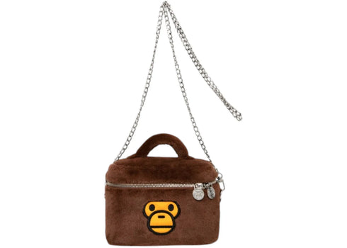BAPE Baby Milo Chain Crossbody Bag Brown