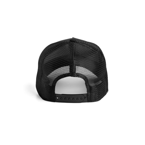 New Era® 9Forty® A-Frame Trucker Hat - Black/Black "Blade"