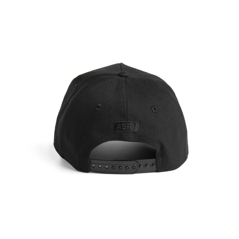 New Era® 9Forty® A-Frame Hat - Black/Black "8"