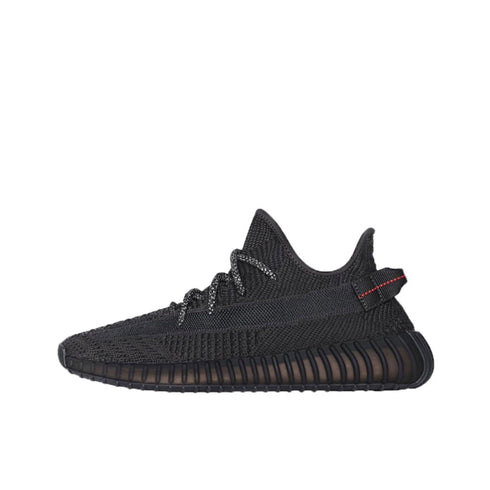 YZY Boost 350 V2 "Triple Black Matte" Sneakers (Non-Reflective) - Best Quality