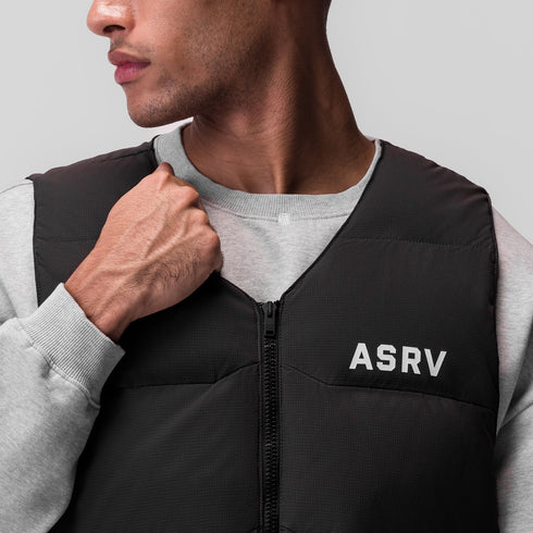 0859. Ripstop Insulated Puffer Gilet - Black