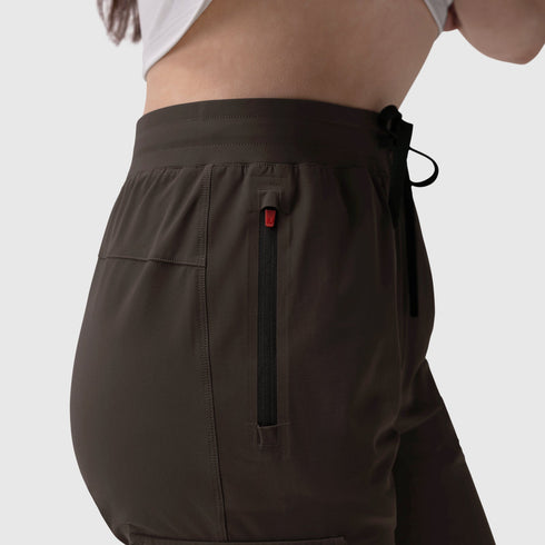 W032. Tetra-Lite® Cargo High Rib Jogger - Dark Earth