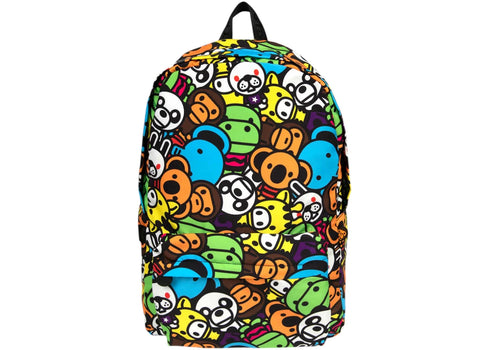 BAPE Baby Milo & Friends Large Backpack Light Green
