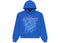 Sp5der Rhinestone Punk V2 Hoodie Blue