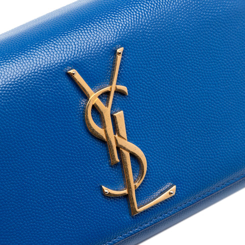 Classic Monogram Crossbody Bag Grainy Patent Small