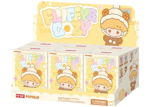 Pop Mart POP BEAN Fluffy & Cozy Series Plush Pendant Sealed Case (6 Blind Box)