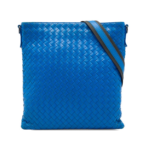 Flat Messenger Bag Intrecciato Nappa Medium