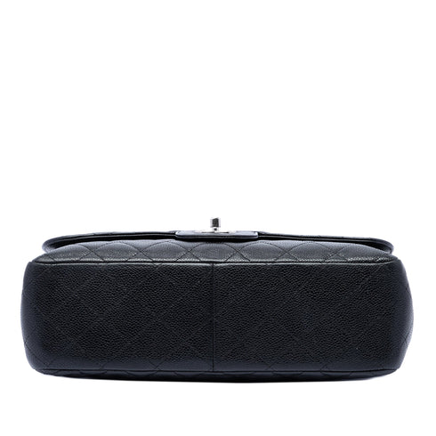 Classic Double Flap Bag Quilted Caviar Jumbo