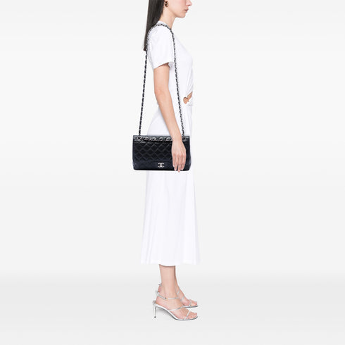 Classic Double Flap Bag Quilted Caviar Jumbo