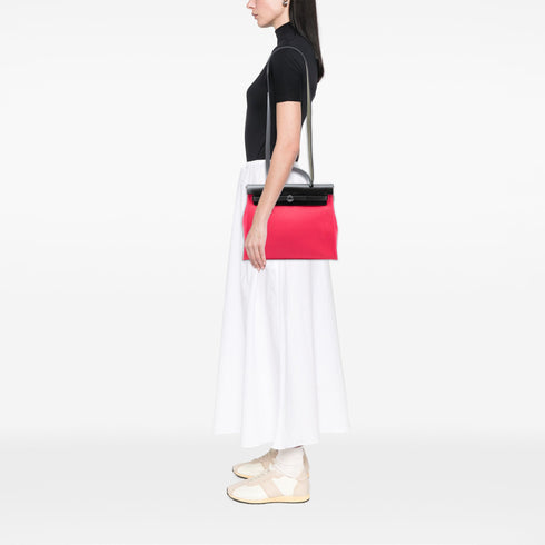 Herbag Zip Leather and Toile 31