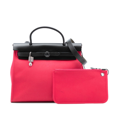 Herbag Zip Leather and Toile 31