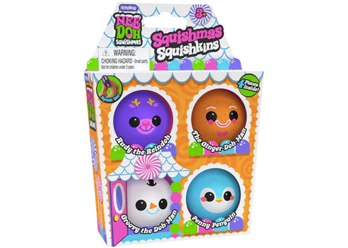 NeeDoh Squishmas Squishkins Squishy Fidget Toy