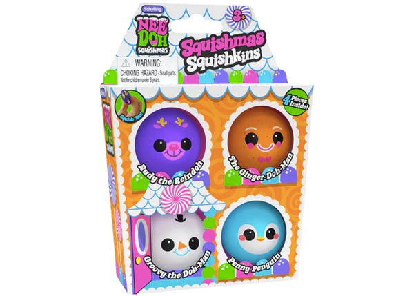 NeeDoh Squishmas Squishkins Squishy Fidget Toy
