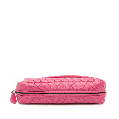 Expandable Chain Crossbody Bag Intrecciato Nappa Small