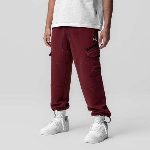 1033. Deltapeak® Cargo Cinch Jogger - Crimson