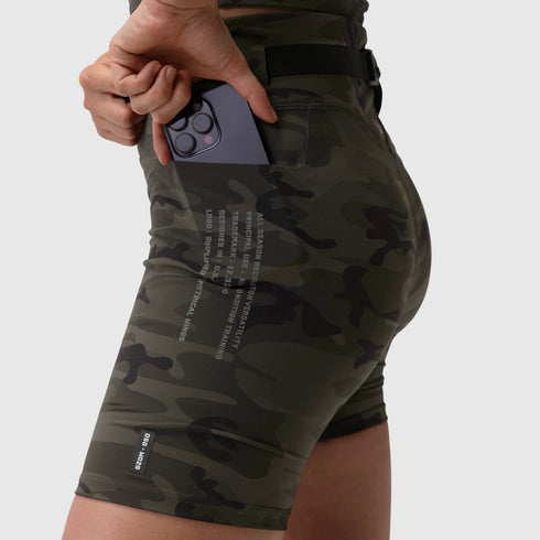 W029. LYCRA® 3-in-1 Biker Short - Dark Camo