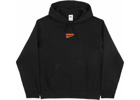 Nike SB x Concepts Hoodie Black Orange