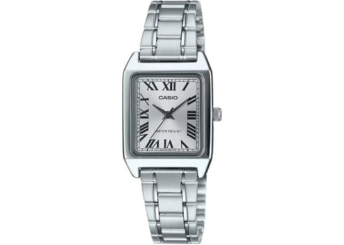 Casio Women’s Stainless Steel Watch with Silver Roman Dial LTP-V007D-7BUDF