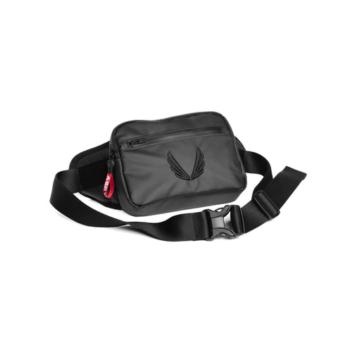 0197. Water Resistant Small Crossbody Bag - Black