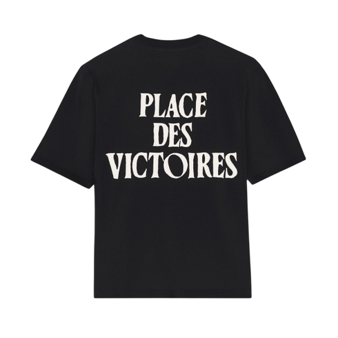 T-shirt Noir Ami de Coeur Place des Victoires