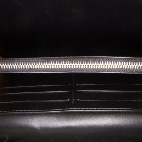 Varenne Continental Wallet with Strap Coated Canvas
