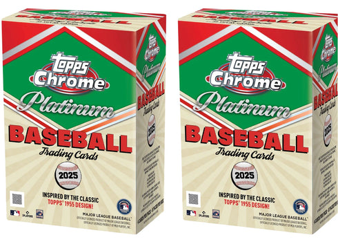 2025 Topps Chrome Platinum Baseball Value Box 2x Lot