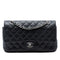 Classic Double Flap Bag Quilted Caviar Medium