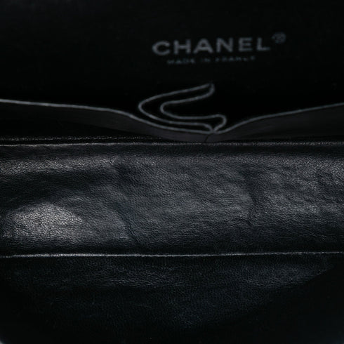 Classic Double Flap Bag Quilted Caviar Medium
