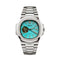 Seiko Mod Nautilus Open Heart | Tiffany Blue
