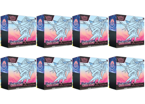 2026 Pokémon Mega Evolution Chaos Rising Pokemon Center Elite Trainer Box 8x Lot