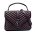 Classic Monogram College Bag Matelasse Chevron Leather Medium