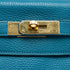 Kelly Handbag Blue Togo with Gold Hardware 28