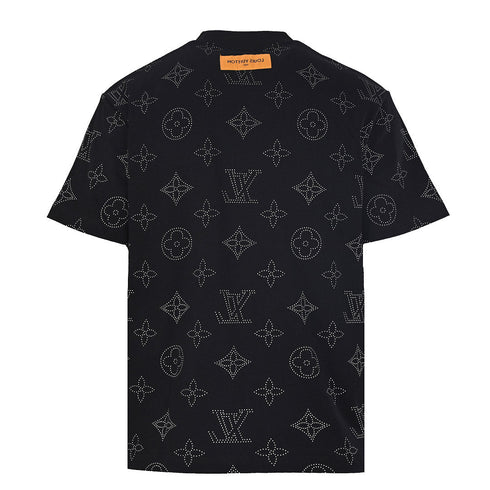 Louis Vuitton All-Over Chain Print Short-Sleeve T-Shirt