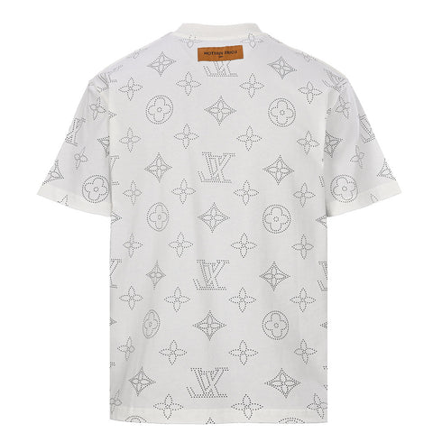 Louis Vuitton All-Over Chain Print Short-Sleeve T-Shirt