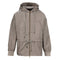 Louis Vuitton Monogram-Print Trench Coat-Style Zip Jacket with Cargo Pockets